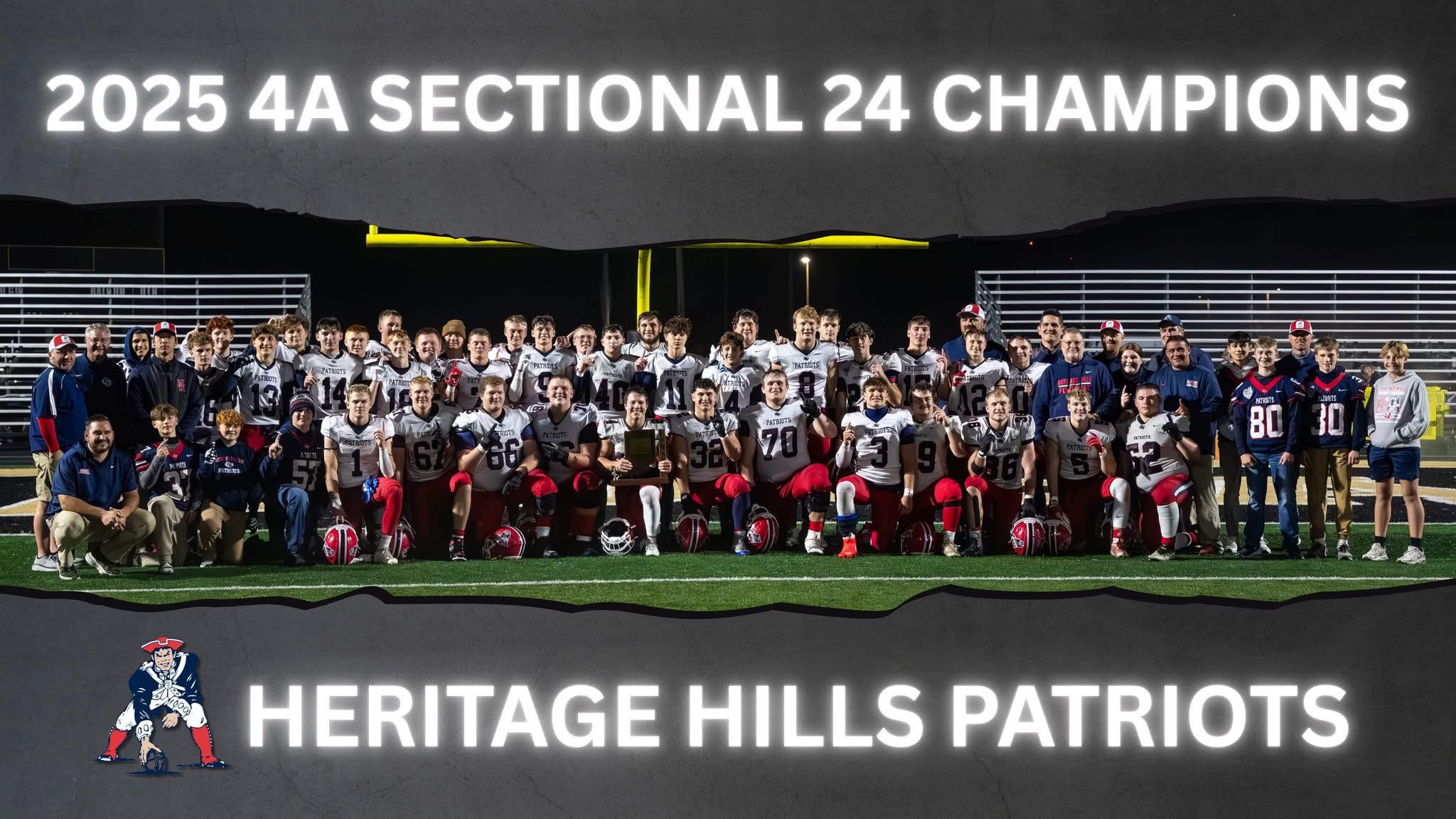 IHSAA 2025 Football Sectional Champions