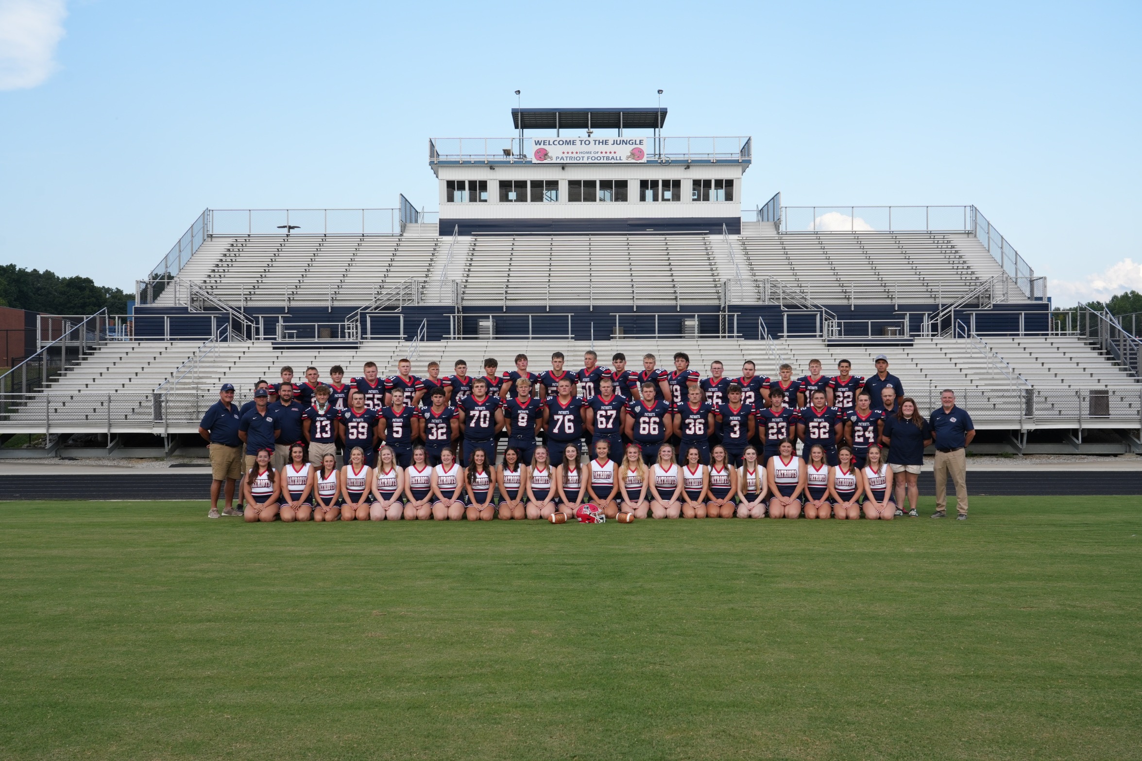 2025-26 Heritage Hills Football Cheerleaders