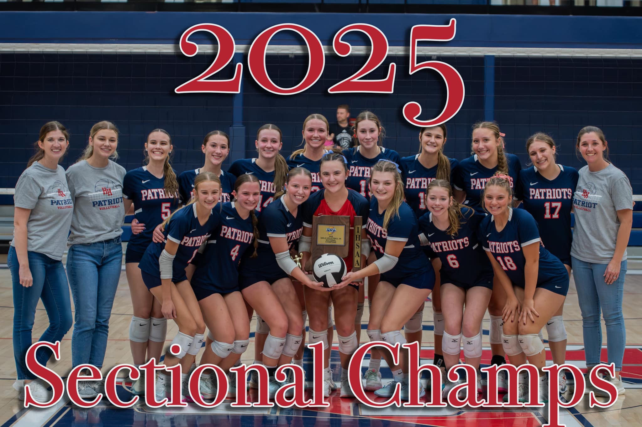 IHSAA 2025 Volleyball Sectional Champions